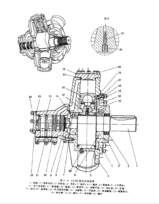 CLJM液壓馬達結(jié)構圖